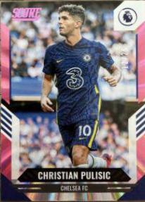 Christian Pulisic [Pink Laser] #18 Soccer Cards 2021 Panini Score Premier League