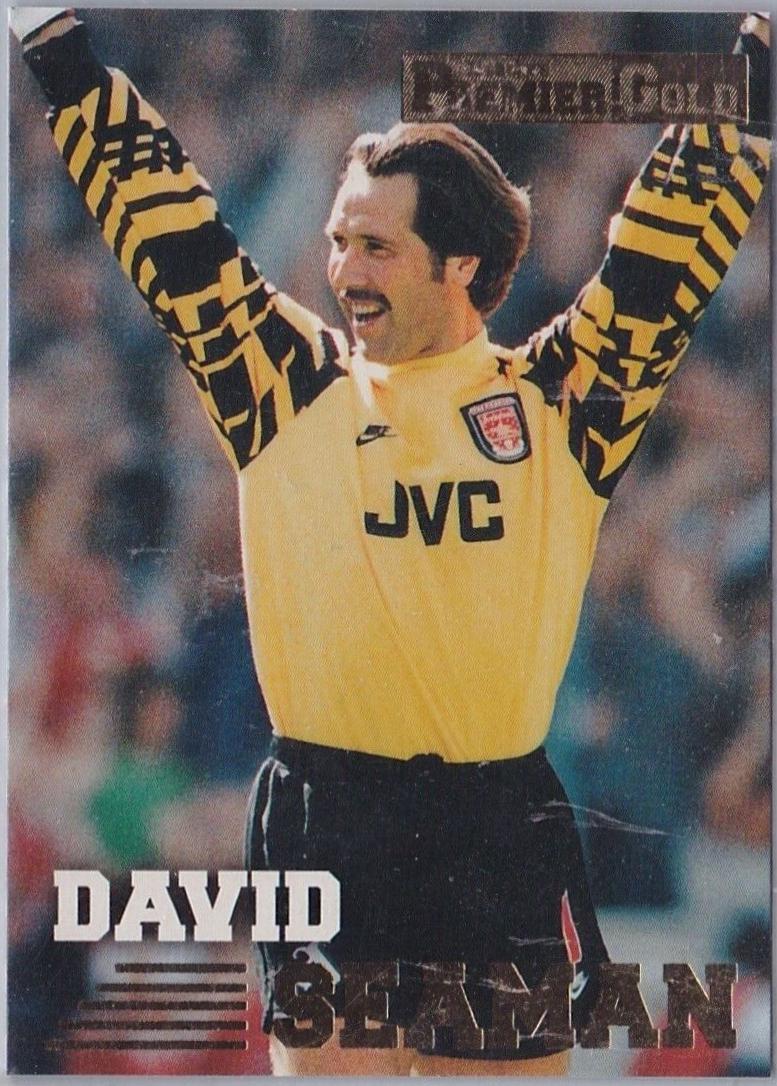 David Seaman #6 Soccer Cards 1996 Merlin's Premier Gold