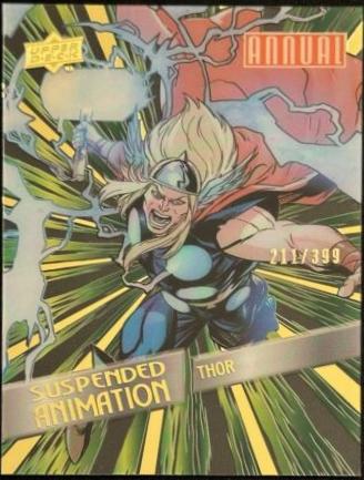 Thor #21 Marvel 2023 Upper Deck Annual Suspended Animation