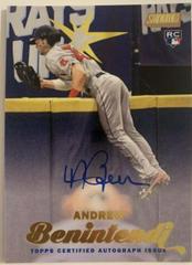 Andrew Benintendi #SCA-AB Baseball Cards 2017 Stadium Club Autographs Prices