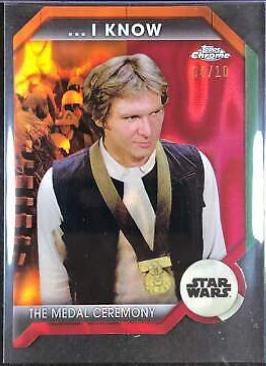 The Medal Ceremony [Mustafar Lava Refractor] #ILY-2B Star Wars 2024 Topps Chrome I Love You I Know