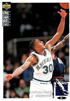 Lucious Harris #16 Basketball Cards 1994 Collector's Choice