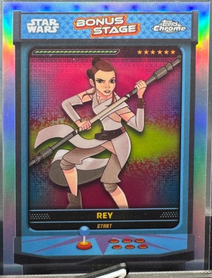 Rey #BS-R Star Wars 2024 Topps Chrome Bonus Stage