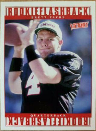 Brett Favre #363 Football Cards 1999 Upper Deck Victory