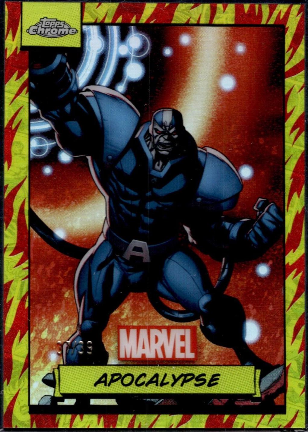 Apocalypse [Human Torch Refractor] #102 Marvel 2024 Topps Chrome