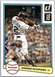 Andrew McCutchen #16 Baseball Cards 2016 Panini Donruss 1982