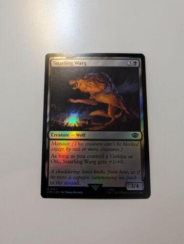 Snarling Warg [Foil] #109 Magic Lord of the Rings