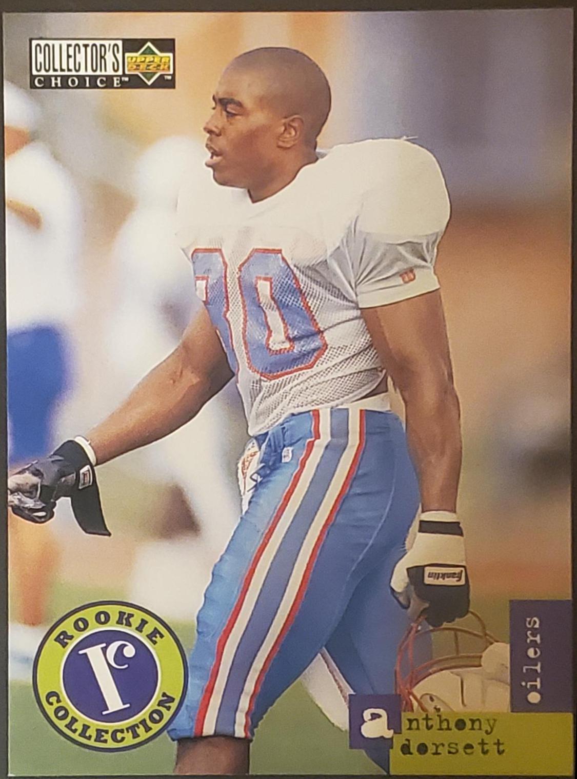 Anthony Dorsett #U45 Football Cards 1996 Collector's Choice Update