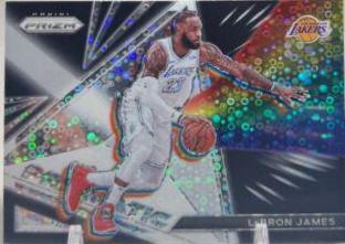 LeBron James [Fast Break] #25 Basketball Cards 2021 Panini Prizm Prizmatic