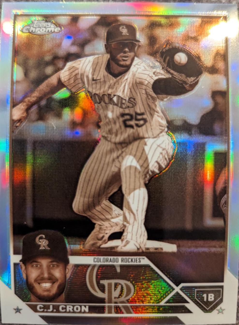 C. J. Cron [Sepia] #160 Prices | 2023 Topps Chrome | Baseball Cards