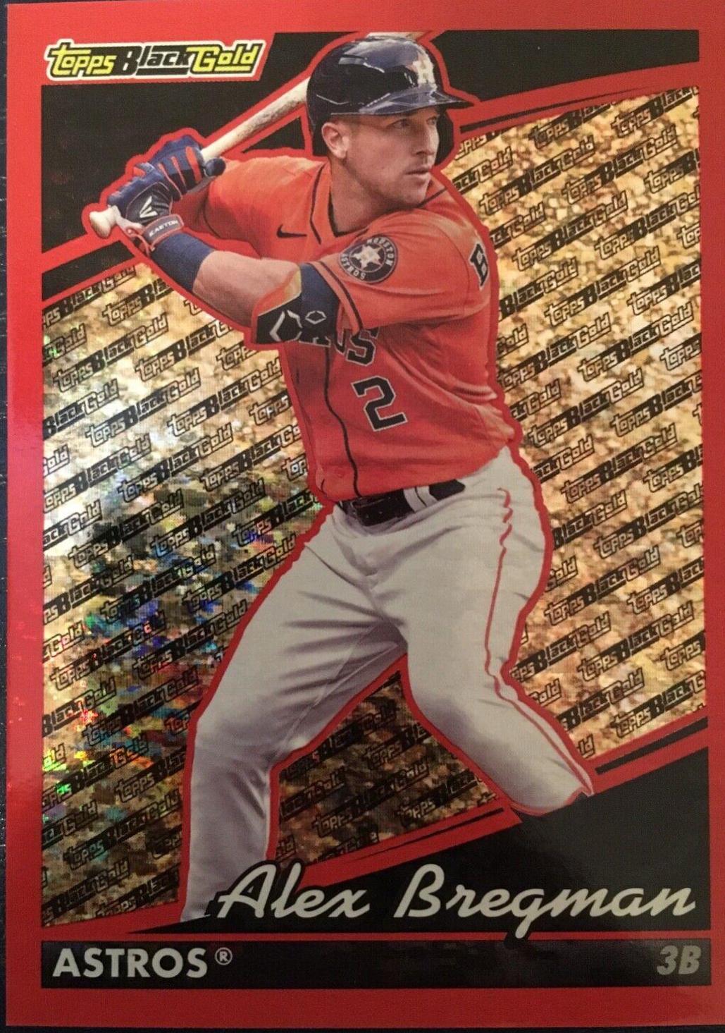 Alex Bregman [Red] #BG-10 Baseball Cards 2022 Topps Update Black Gold