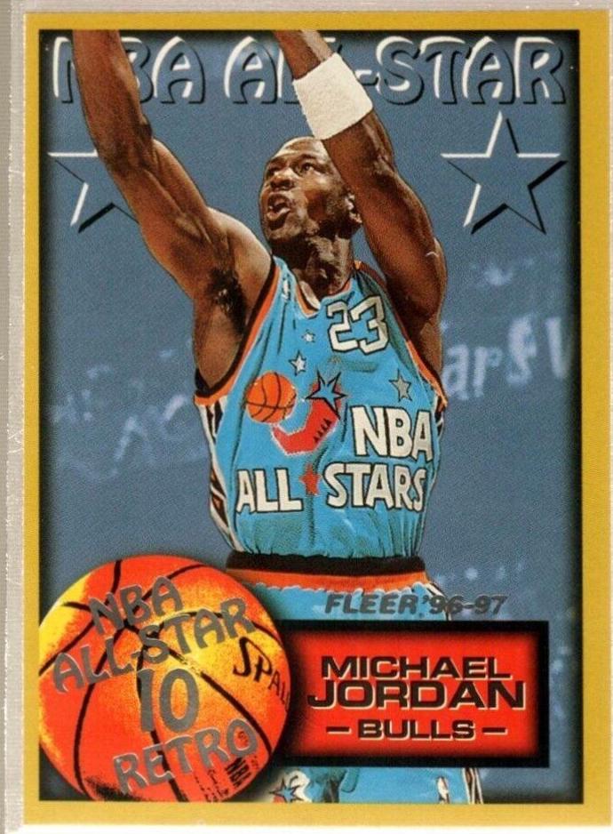 PSA Michael Jordan Metal Shredders basketball store card. Wow!