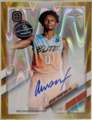 Ausar Thompson [Gold Wave Refractor] #CA-ATH2 Basketball Cards 2021 Topps Chrome OTE Overtime Elite Autographs Prices