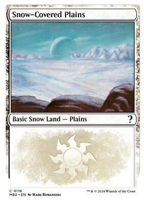 Snow-Covered Plains #116 Magic Mystery Booster 2