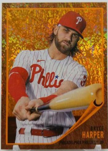 Bryce Harper [Orange Hot Foil] #94 Baseball Cards 2021 Topps Archives