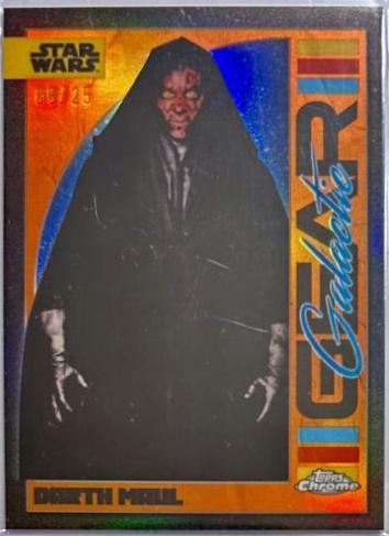 Darth Maul #GG-8 Star Wars 2024 Topps Chrome Galactic Gear