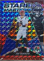 Joe Burrow [Blue] #SM-4 Football Cards 2022 Panini Mosaic Stare Masters Prices