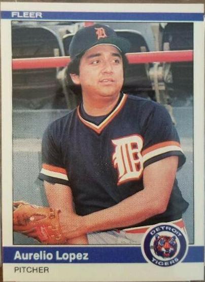 Aurelio Lopez #86 Baseball Cards 1984 Fleer