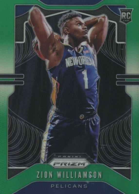 2019-20 Zion Williamson PSA orders 9 Panini Prizm Rookie Mint #248 RC