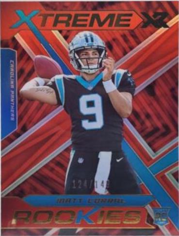 Matt Corral [Red] #XTR-2 Football Cards 2022 Panini XR Xtreme Rookies