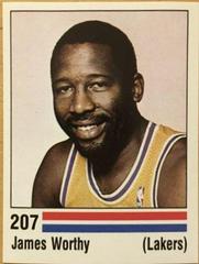 James Worthy #207 Basketball Cards 1988 Panini Spanish Sticker Prices