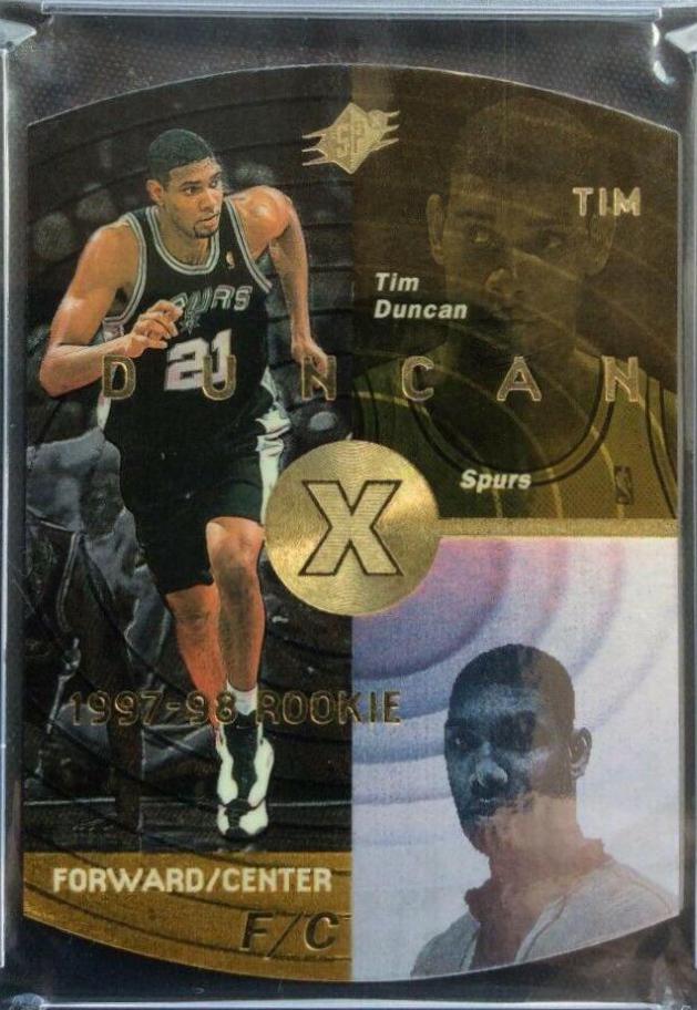 Tim Duncan [Gold] #37 Basketball Cards 1997 Spx