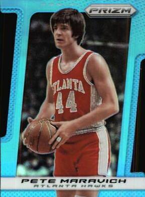 Pete Maravich [Light Blue Die Cut Prizm] #202 Basketball Cards 2013 Panini Prizm