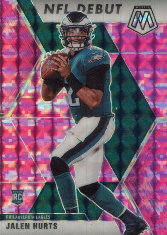 2020 Mosaic NFL Debut deals Jalen Hurts PSA 9