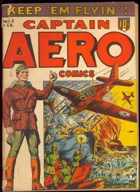 Captain Aero Comics #8 (1942) Comic Books Captain Aero Comics