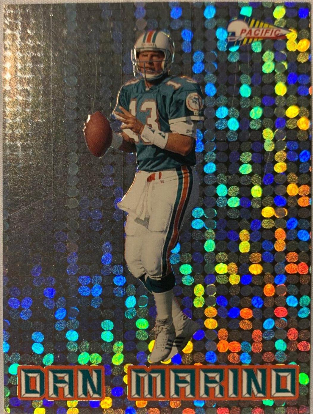 Dan Marino [Circular Prism] #11 Football Cards 1993 Pacific Prism Insert