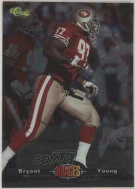 Bryant Young #57 Football Cards 1994 Classic Images