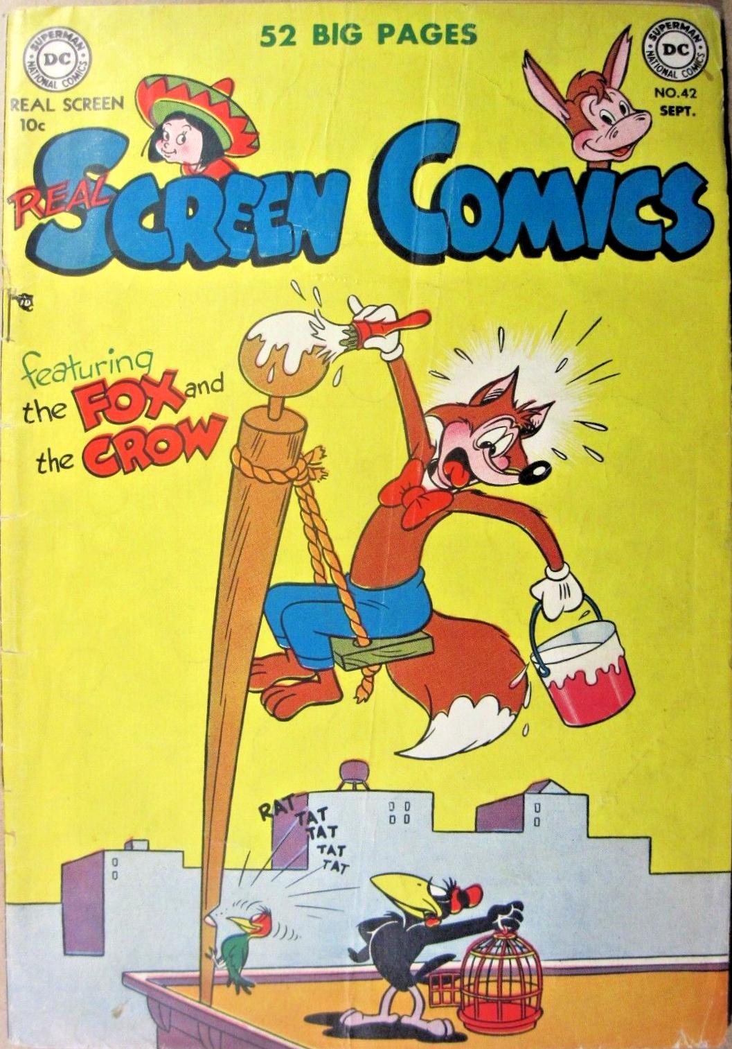 Real Screen Comics #42 (1951) Comic Books Real Screen Comics