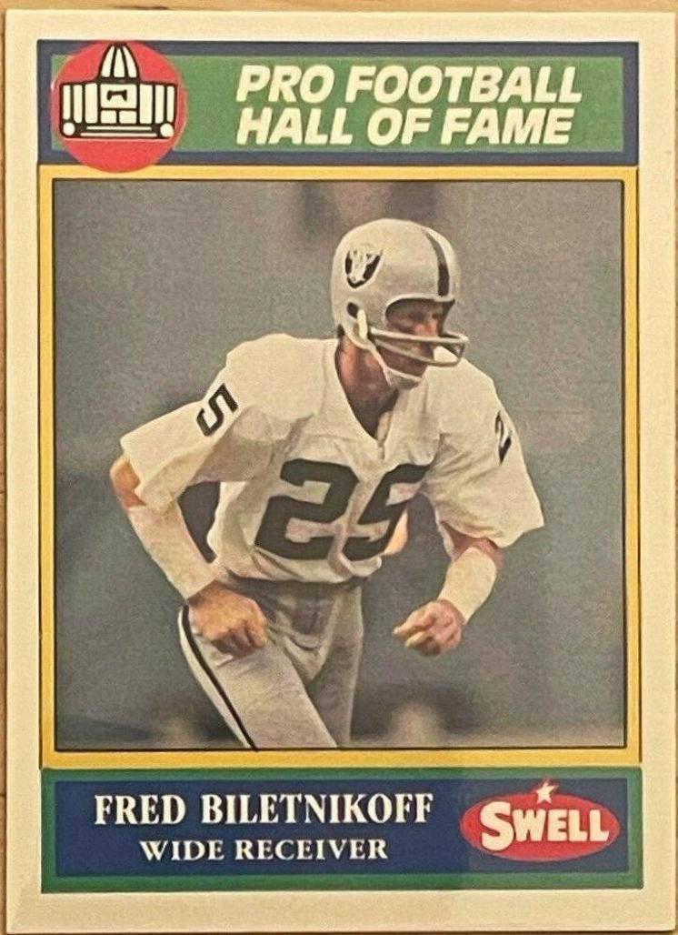 Fred Biletnikoff #146 Football Cards 1990 Swell Greats