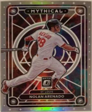 Nolan Arenado #MTH-8 Baseball Cards 2022 Panini Donruss Optic Mythical