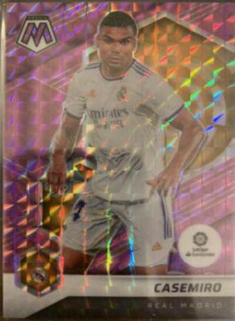 Casemiro [Purple Mosaic] #81 Soccer Cards 2021 Panini Mosaic LaLiga