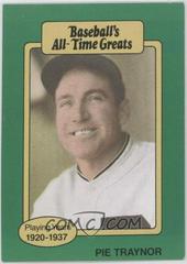 Pie Traynor Baseball Cards 1987 Hygrade All Time Greats Prices