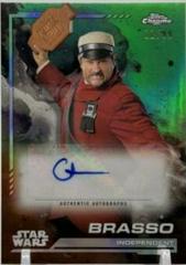 Joplin Sibtain as Brasso [Kashyyyk Green Refractor] #AU-B Star Wars 2024 Topps Chrome Autograph Prices