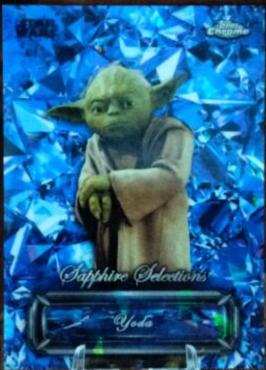 Yoda #SS-8 Star Wars 2024 Topps Chrome Sapphire Selections