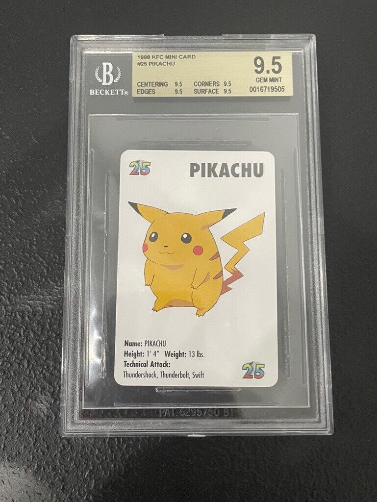 Pikachu #25 Pokemon 1998 KFC