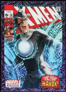 Havok #VI42 Marvel 2023 Upper Deck Platinum Cover Variant