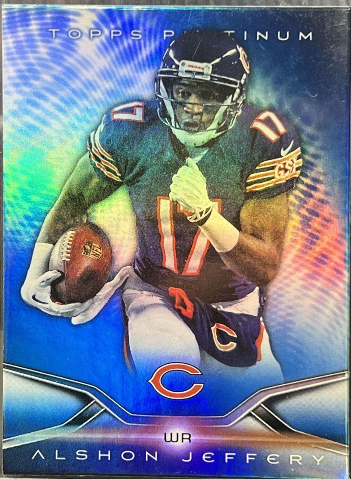 Alshon Jeffery [Blue] #3 Football Cards 2014 Topps Platinum