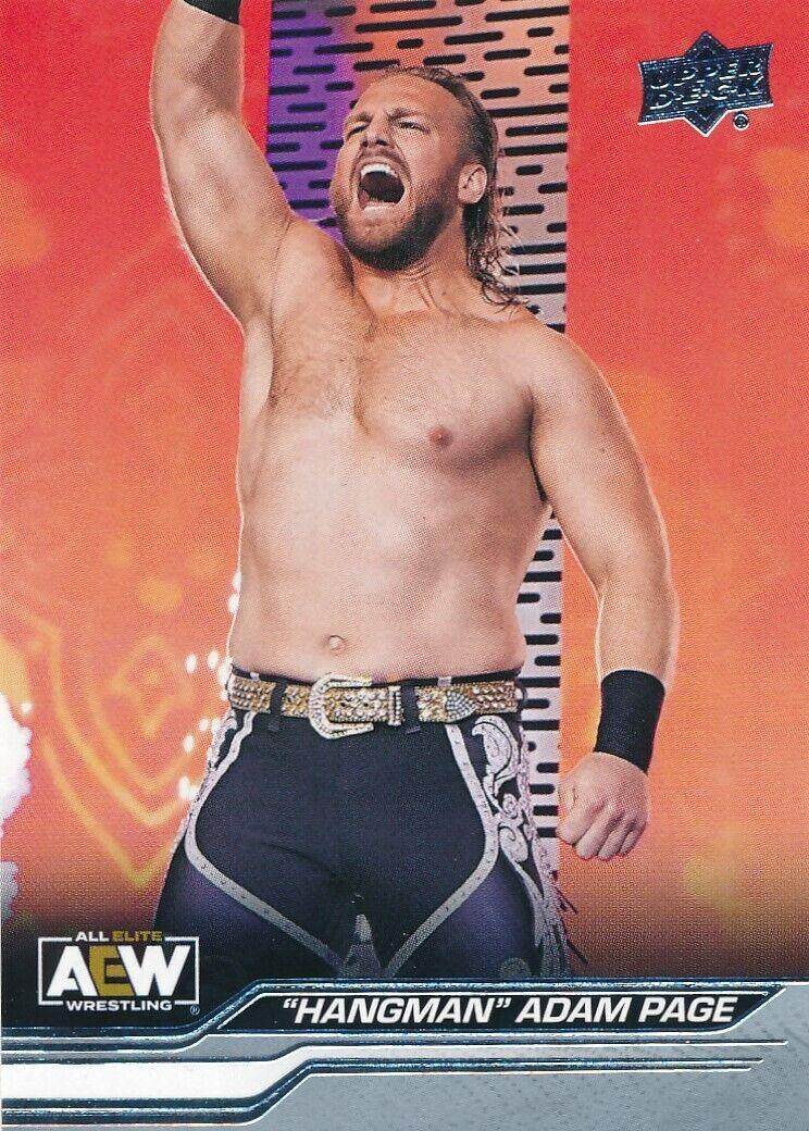 Hangman Adam Page 62 Prices 2024 Upper Deck AEW Wrestling Cards