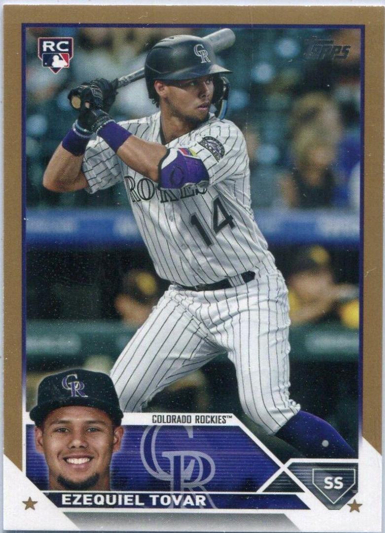 Ezequiel Tovar [Gold] #651 Prices [Rookie] | 2023 Topps | Baseball Cards