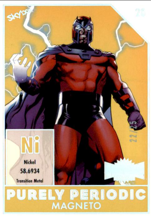 Magneto #PP-28 2024 SkyBox Metal Universe Avengers Purely Periodic