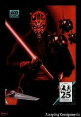 Darth Maul's Assets [Aqua Refractor] #AM-4 Star Wars 2024 Topps Chrome Galaxy Art of Darth Maul Prices