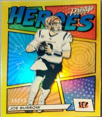 Joe Burrow [Gold] #H-2 Football Cards 2022 Panini Prestige Heroes Prices