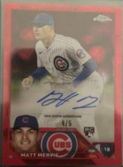 Matt Mervis [Red] #USA-MME Baseball Cards 2023 Topps Chrome Update Sapphire Autographs Prices