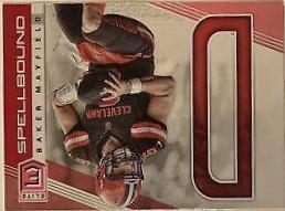 Baker Mayfield [Pink] #SP-19 Football Cards 2019 Donruss Elite Spellbound