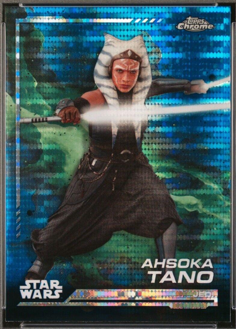 Ahsoka Tano [Blue Pulsar Refractor] #1 Star Wars 2024 Topps Chrome