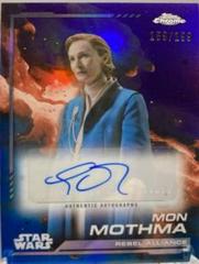 Genevieve O'Reilly as Mon Mothma [Kamino Aqua Refractor] #AU-GO Star Wars 2024 Topps Chrome Autograph Prices